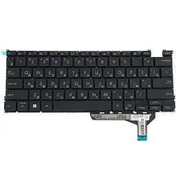 Клавіатура для ноутбука ASUS (UX3402 series) rus чорний без фрейму підсвічування клавіш