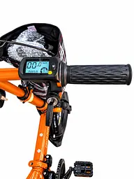Електровелосипед Minako Mini 16" двомісний (1000W, 24Ah) + Пасажирське сидіння Помаранчевий - мініатюра 5