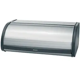 Хлібниця металева Brabantia Roll Top Bread Bin 44.5x26.2х17.3 см срібляста (299445) - мініатюра 2
