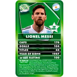 Настільна гра Winning Moves World Football Stars Top Trumps UK зелений - мініатюра 4