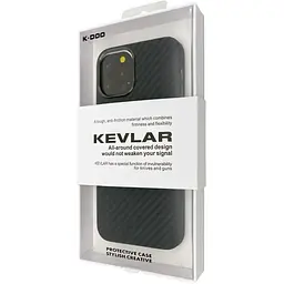 Чохол-накладка K-DOO Kevlar для Apple iPhone 14 (black) - мініатюра 7