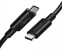 Кабель USB 4.0 Thunderbolt Type-C M-M, 0,8 м, 100W Gen 3, 40Gbps 8K@60Hz Choetech - мініатюра 2