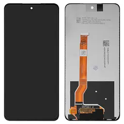 Дисплей для Realme C55, чорний, без рамки, .