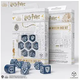 Набір кубиків Harry Potter. Ravenclaw Modern Dice Set - Blue , 7 шт. (190142/2023/3/A)