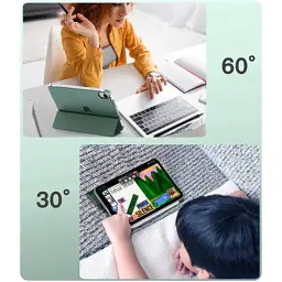 Чохол до планшета BeCover Tri Fold Hard Apple iPad Mini 7 2024 Dark Green (712451) - мініатюра 7