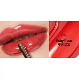 Блеск-плампер для збільшення губ d'Alba Plumping Lip Glow Mood Volumizer Ruby Rose 5 мл (DLB103) - мініатюра 4