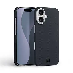 Чехол ArmorStandart BlackIcon Aramid Plain MagCase для Apple iPhone 17 Black (ARM90159) - мініатюра 2
