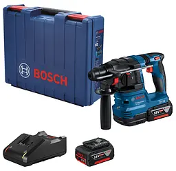 Акумуляторний перфоратор Bosch GBH 185-LI Professional з 2 акб GBA 18V 4.0Ah, з/п GAL 18V-40 у чемодані