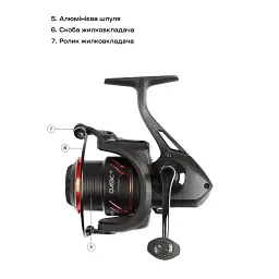 Котушка Brain Classic SE 6000S 4+1BB - мініатюра 8