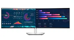 Монітор Dell 49" U4924DW IPS Black Curved (210-BGTX) - мініатюра 6
