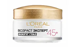 Крем проти зморщок навколо очей L'Oreal Paris Вік експерт 45+ Ліфтинг-догляд, 15 мл (A8128200) - мініатюра 2