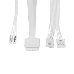 Корпус 2E Credo Slim V90W-400 с БП ATX400 White (2E-V90W-400) - мініатюра 7