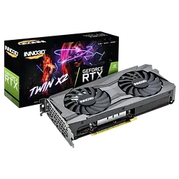 Відеокарта GeForce RTX 3060 12GB Inno3D Twin X2 (N30602-12D6-119032AH) Б/В