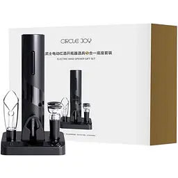 Винний набір Circle Joy Electric Wine Opener Gift Set 5 IN 1 (CJ-TZ08) - мініатюра 2