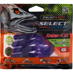 Силікон Select Kraken-X 3.5" #800 (4 шт/уп) - мініатюра 2