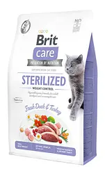 Сухий корм Brit Care Cat GF Sterilized Weight Control 2 кг для стерилізованих котів надмірною вагою