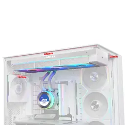 Система рідинного охолодження Lian Li HydroShift II LCD-C 360 FANLESS White (G89.GHS2LCD36W.00) - мініатюра 7