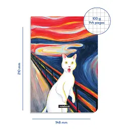 Блокнот у клiтинку ORNER x InnaRuda «Крик» - мініатюра 2