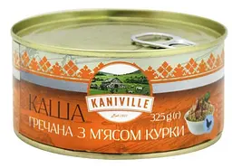 Каша гречана з м'ясом курки Kaniville 325 г