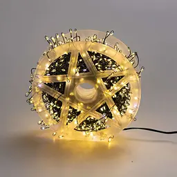 Гірлянда-нитка GarlandoPro Хвойна лапа 640 LED 30 м, жовто-блакитний (D1750Y) - мініатюра 5