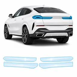 Антигравійна захисна бронеплівка за лекалами для BMW X6 G06 facelift 2023- задні ліхтарі стопи