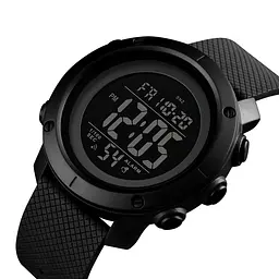 Наручний годинник чоловічий 1426BKBK All Black Skmei acs0030748 - мініатюра 4