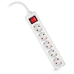 Мережевий фільтр живлення REAL-EL RS-Protect M 3m, white (EL122300027) - мініатюра 3