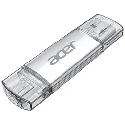 USB флеш накопичувач Acer 32GB UP300 Silver USB 3.2/Type-C (BL.9BWWA.588) - мініатюра 4