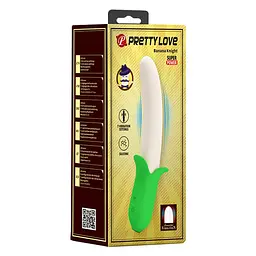 Вібратор Pretty Love Banana Knight 19.5 см зелений - мініатюра 9