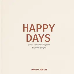 Фотоальбом «Happy Days» білий