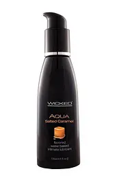 Лубрикант на водній основі Wicked Aqua Salted Caramel, 120 мл