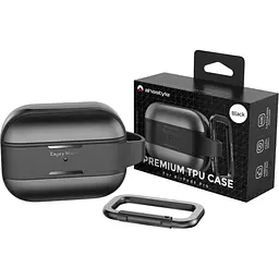 Чохол AhaStyle Rugged Aluminium Case для AirPods Pro 2 Black [133852] - мініатюра 2