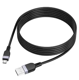 Кабель Hoco X109 Energy silicone charging data cable Micro (2M) Black