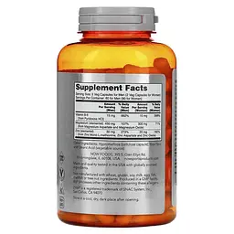 Стимулятор тестостерону Sports ZMA 180 вегакапсул NOW fit0012900 - мініатюра 2
