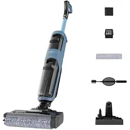Пилосос Rowenta безпровідний миючий X-Clean 2 120 Вт чорно-блакитний (GZ2271E0)
