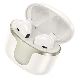 Навушники бездротові Hoco EQ7 Snowflake true wireless BT headset білі - мініатюра 2