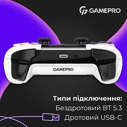 Геймпад GPS13W, White GamePro teh0020803 - мініатюра 5