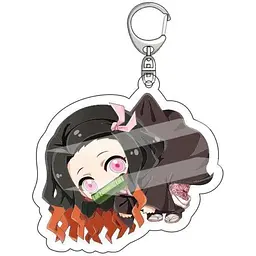 Брелок акриловий Клинок розсікаючий демонів Незуко Камадо Demon Slayer Nezuko Kamado 5 см