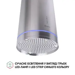 Витяжка острівна Perfelli CRE 3673 I 1000 LED - мініатюра 5