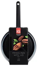 Сковорода глибока IQ Be Smart алюмінієва з кришкою 26 см (IQ-1154-26) - мініатюра 10