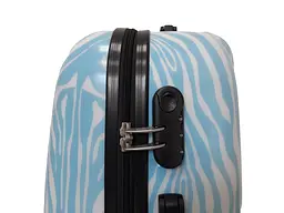 Валіза Worldline Airtex 809/zebra колір голубий розмір маленький S - мініатюра 4
