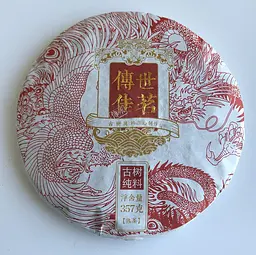 Шу Пуер Chuan Shi Jia Ming млинець 357 г 2015 року - мініатюра 2