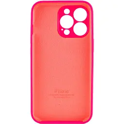 Чохол Silicone Case Full Camera Protective AA для Apple iPhone 14 Pro 6.1" Рожевий / Barbie pink - мініатюра 2