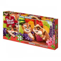 М`які пазли "Ховрашки", 20 елем. Danko toys (S20-09-01,02,03,04...16)