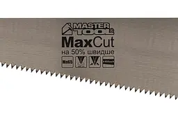 Ножівка ручна MasterTool по дереву 450 мм 4T х 1" х 2D подвійне заточування - мініатюра 2