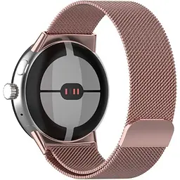 Ремінець DK Metal Milanese Loop Magnetic для Google Pixel Watch 1 / 2 (015666) (pink rose) - мініатюра 3