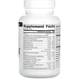 Мультивітаміни та мінерали Source Naturals Mega-One без заліза 90 таблеток - мініатюра 3