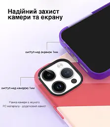 Захисний чохол Vokamo для iPhone 15 з магнітом Purple - мініатюра 4
