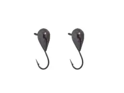 Мормишка FISHING ROI вольфрам Крапля з вушком 3мм 0,48г black nickle