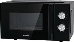 Мікрохвильова піч, 20л, мех. управл., 800Вт, гриль, чорний Gorenje kuh0015133 - мініатюра 3